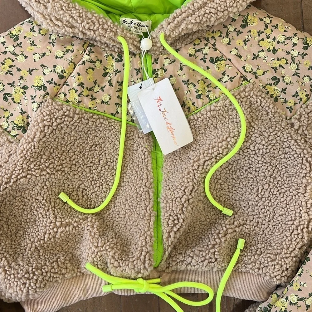 For Love And Lemons nwt fleece